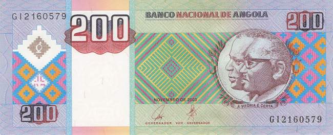 200 Kwanzas 2003 p148a